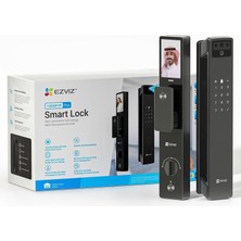 Happy Trend Akıllı Kilit Y3000FVP Plus, 8'i 1 Arada Akıllı Kapı Kilidi, Palm Vein ve 3D Yüz Tanıma Kapı Kilidi, Dahili Wifi+8gb Depolama, Gece Görüşü, Aktif Interkom ve Çocuk Güvenliği (6068 Gömme Yerleşim)