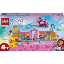 Happy Trend Gabby'nin Parti Odası 10797 – 4 Yaş ve Üzeri Çocuklar Doğum Günü Hediyesi Fikri, Parti Oyuncakları, Mini Bebek Figürleri ve Hayvan Figürleri Içeren Yaratıcı Oyuncak Yapım Seti (252 Parça)