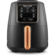 Happy Trend Air Pro Cook Xl 2 In 1 Konuşan Airfryer Siyah Copper