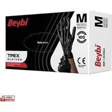 Happy Trend Tpex Çok Amaçlı Eldiven - Siyah - 100'LÜK Kutu