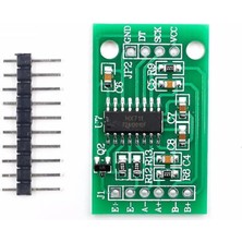 Happy Trend Çift Kanal Ağırlık Sensör Modülü Basınç Tartı Load Cell 24BIT Adc 2 Kanal 128X Kazançlı Pga Hassas Yükseltici
