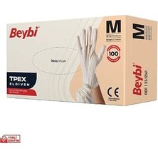 Happy Trend Tpex Çok Amaçlı Eldiven - Krem - 100'LÜK Kutu