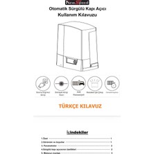 Happy Trend Smart. Akıllı. Kayar Kapı Motoru 1000 Kg. Ana Kart Korumalı. Tam Takım. Wifi