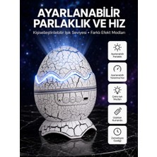 Royaleks Dinozor Yumurtası Tasarımlı Projektörlü Gece Lambası