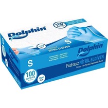 Happy Trend Mavi Nitril Eldiven Pudrasız (S) 100'LÜ Paket