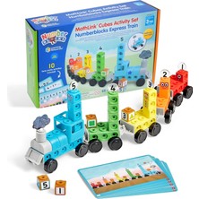 Happy Trend Resources Mathlink Tren Ekspres Seti, Çizgi Film Oyuncakları, Matematik ve Sayı Oyunları, Numara Bloku Küpleri, 10 Matematik Aktivitesi, 3 Yaş ve Erken, HM96094-UK, Çoklu