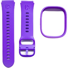 Happy Trend Watch 5 Plus Akıllı Saat Yedek Kayışı – Kasa Kordon Set – Mor
