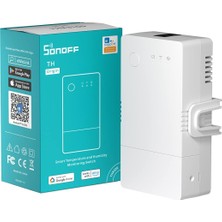 Happy Trend THR320 Menşei Akıllı Sıcaklık ve Nem Izleme Anahtarı, Alexa ve Google ile Çalışma, Rj9 4P4C Arayüzü