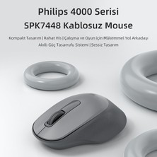 Str Store SPK7448 Bluetooth 5.2 ve 2.4ghz 1600DPI Sessiz Optik Kablosuz Mouse Siyah
