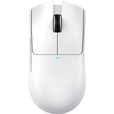 Happy Trend Kablosuz Gaming Mouse – Pixart PAW3311 Sensör, 22000 Dpı, Bt/2.4g/kablolu Üçlü Mod, 65 Saat Pil Ömrü, Ofis ve Oyun Kullanımı Için Uygun, Windows/xbox/ps/mac Uyumlu – White