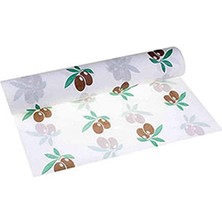 Happy Trend At Market Roll-Up Rulo Kağıt Masa Örtüsü Zeytin Desenli 100 x 150CM 16 Yaprak