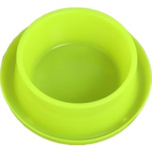 Happy Trend Plastik Kedi-Köpek Mama ve Su Kabı 400 ml Yeşil