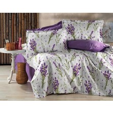 Happy Trend Çift Kişilik Nevresim Takımı Mor Desenli 240 x 260 ALENANM412
