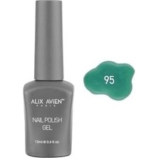 Mabelme Store Prime Işıltılı Yeşil Kalıcı Oje 95-Yoğun Renk Veren Jel Oje 12 Ml-Nail Uv Gel Polish 95