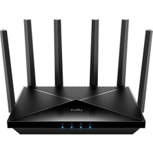 Happy Trend Çift Bantlı Gigabit Oyun Yönlendirici, Vpn Istemci ve Sunucu, Cudy App Kontrolü, Cudy Mesh, Broadcom 2 Ghz Dört Çekirdekli Işlemci, WR6500