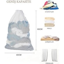 Mabelme Store Prime Çamaşır Yıkama Filesi: Dayanıklı ve Koruyucu Çamaşır Torbası, Hassas Giysiler Için Mükemmel Koruma, Perde Yıkama Filesi (60 x 80)