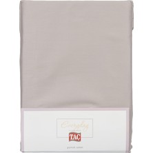 Happy Trend Basic Saten Desenli Pamuk Saten Nevresim Takımı Tek Kişilik Vizon, Pembe, Tek Kişilik