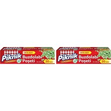 Mabelme Store Prime Piknik Buzdolabı Poşeti Orta 20'li 2li Paket