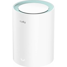Happy Trend AC1200 Gigabit Tüm Ağ Wifi Sistemi, Çift Bant, Wifi Genişletici, Gigabit Bağlantı Noktaları, Yüksek Kazançlı Antenler, Vpn, Cloudflare, 100 Cihaza Kadar Bağlama, M1300 2'li Paket