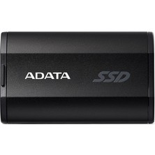 Happy Trend SD810 1000G IP68 Su Direnci 2000 Mb/s'ye Kadar USB 3.2 Gen 2 Usb-C Harici Katı Hal Sürücüsü - iPhone 15/pro/max, Android (SD810-1000G-CBK) Için Siyah
