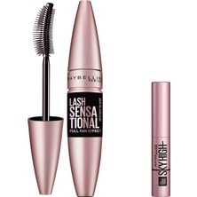 Happy Trend New York Lash Sensational Yelpaze Etkili Intense Black Maskara Ekstra Siyah 9.5 ml & Mini Lash Sensational Sky High Maskara Makyaj Seti