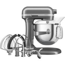 Happy Trend Artisan Kaldırılabilir Kaseli Stand Mikser, Medallion Silver, 6,6 L