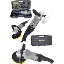 Happy Trend Alman 2800 Watt Profesyonel 6 Kademe Devir Ayarlı Sjs Metal Şanzıman Pasta Cila Polisaj Makinesi