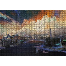 Happy Trend Disco Elysium Sanat Eseri Aleksander Rostov Oyun Sanat Görseli 1000 Parça Puzzle Yapboz Mdf Ahşap