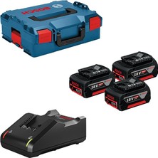 Happy Trend Şarj Cihazı Seti (3 x 5.0 Ah; Gal 18V-40; L-Boxx)