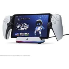 Happy Trend Charging Station For Playstation Portal™ Remote Player With Lumectra™, Rgb Lighting, USB Powered, Magnetic Charger, Charge And Display, Weighted Base, Officially Licensed