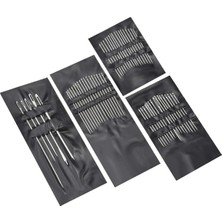 Happy Trend Adet Büyük Gözlü El Dikiş Iğnesi Büyük Göz Dikiş Iğnesi Seti Metal Crewel Iğne Kör Iğne Kumaş Yorgan Onarım Nakış Dikiş Çapraz Dikiş Boncuk El Sanatı, Çeşitli Boyut