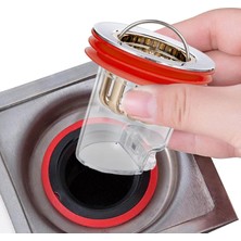 Happy Trend Banyo Duş Giderleri Için Süzgeç Çek Valfi Koku Önleyici, Böcek Geçirmez, Çekirdekli