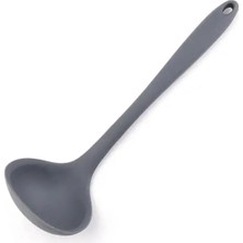 Happy Trend Silikon Kepçe, 5 Farklı Renk, Kaliteli Silikon (Gri)