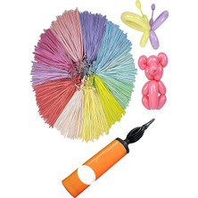 Happy Trend Sosis Balon 30 Adet + Balon Pompası