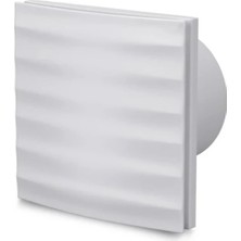 Happy Trend 12 W Kapaklı Düz Banyo Wc Aspiratör Fanı 100 mm Duvar Tipi Tuvalet Hava Havalandırma