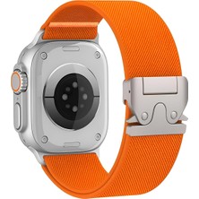 Str Store Apple Watch ile Uyumlu Elastik Spor Bileklik 49MM 46MM 45MM 44MM 42MM Için Ayarlanabilir Paraşüt Tokalı Naylon Kumaş Kordon Kayış
