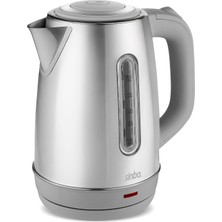 Happy Trend SK-8031 Su Isıtıcı Kettle – Paslanmaz Çelik, 1.8 L, Inox, Otomatik Kapanma (Açık Gri)