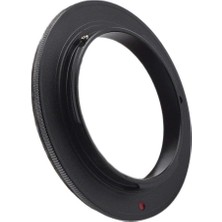 Str Store Panasonic ve Olympus Micro 4/3 Bayonet Için 49MM Ters Objektif Adaptörü