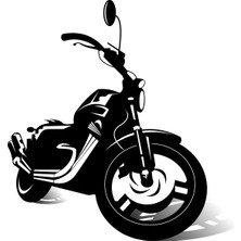 Digitra MOTORCYCLE-012 Motorsiklet Kanvas Tablo