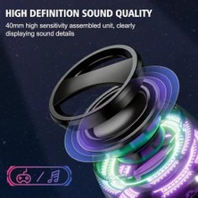 Happy Trend Bluetooth 5.3 Hoparlör Mini Taşınabilir Manyetik Pc Rgb Hoparlör Için Çok Fonksiyonlu 3D Oda Sesi ve Rgb Aydınlatma Iphone, Android, Tws (Kırmızı)