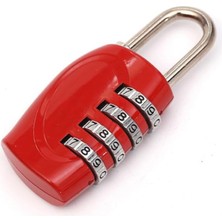 Happy Trend 25 mm Şifreli Sıfırlanabilir Dolap Bagaj Çanta Kilidi Asma Kilit CIN538KR
