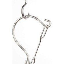 Mabelme Store Prime 30 Mandallı Metal Çorap Kurutma Askısı, Paslanmaz Çelik Dikdörtgen Çamaşır Kurutma Rafı, Iç Çamaşırı, Sütyen, Bebek Kıyafeti ve Küçük Çamaşırlar