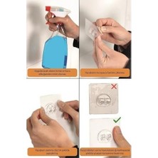 Mabelme Store Prime Ömür Boyu Paslanmaz Yapışkanlı Banyo Düzenleyici Şampuanlık Duş Rafı 2 Adet Beyaz Tş-01