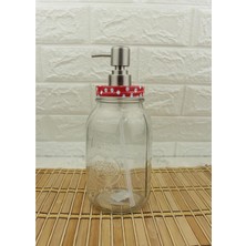 Mabelme Store Prime Büyük Boy Cam Sıvı Sabunluk 800ML