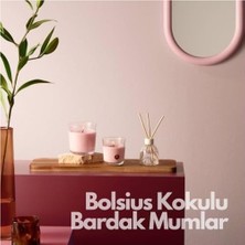 Mabelme Store Prime Mango Kokulu Bardakta Mum - Vegan & Doğal & Saf Koku Özlü - Yağı Içermez - 25 Saat Yanma Süresi - Sarı Renkte - 80MM/73MM
