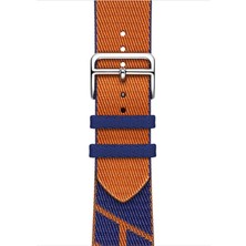 Str Store Apple Watch 6 44MM Için Kordon Jumping Single Tour Mavi