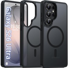 Str Store Manyetik Samsung Galaxy S26 Ultra Kılıf, Siyah
