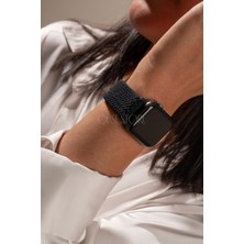 Str Store Manyetik Örgü Apple Watch ile Uyumlu Kordon, Ayarlanabilir Esnek Dokuma Tasarım, Series 10/11 42MM-41MM-40MM-38MM & 46MM-45MM-44MM