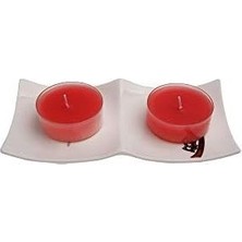Mabelme Store Prime Biggdesign Tealight Mum Seti (Yeşil)