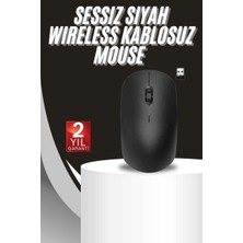 Royaleks Ergonomik Tasarım Kablosuz Siyah Mouse Hassas Uzun Ömürlü